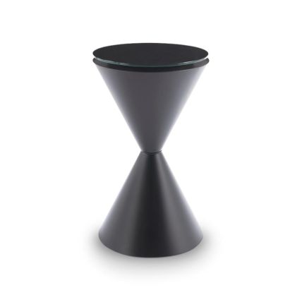 Round Hourglass Side Table by Gillmore