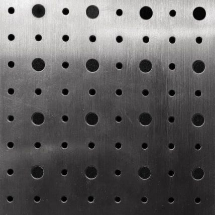 SKU: Dark Chrome Perforated Steel by Gillmore