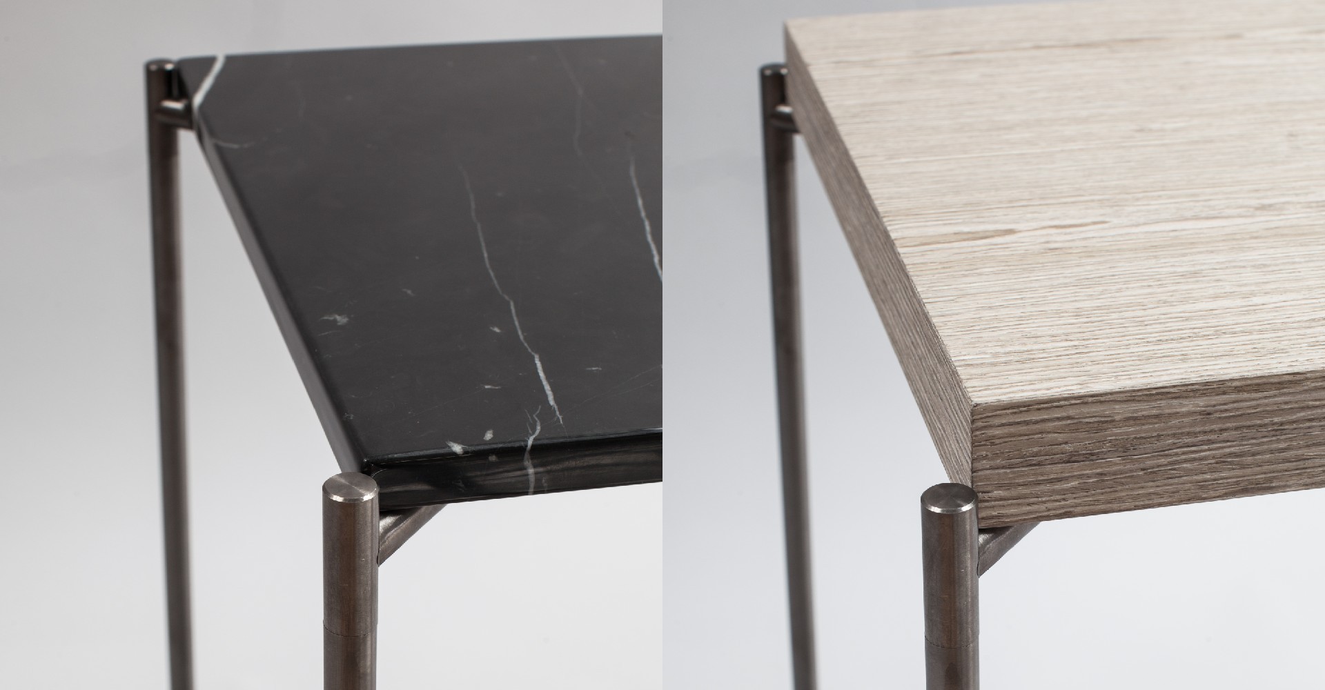 Iris Black Marble And Weathered Oak Top by Gillmore © GillmoreSPACE Ltd