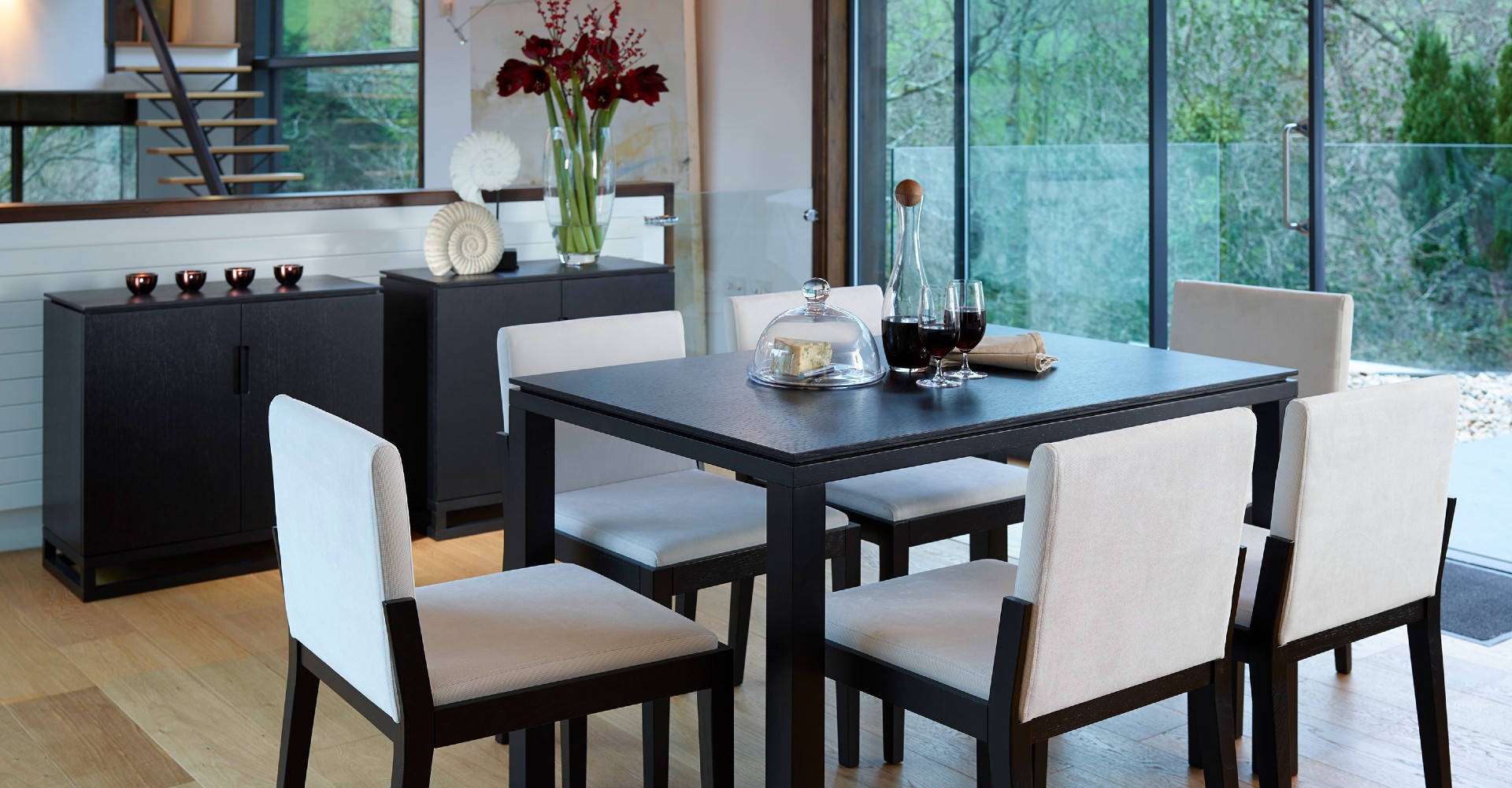 Cordoba Rectangular Dining Table & Chairs © GillmoreSPACE Ltd