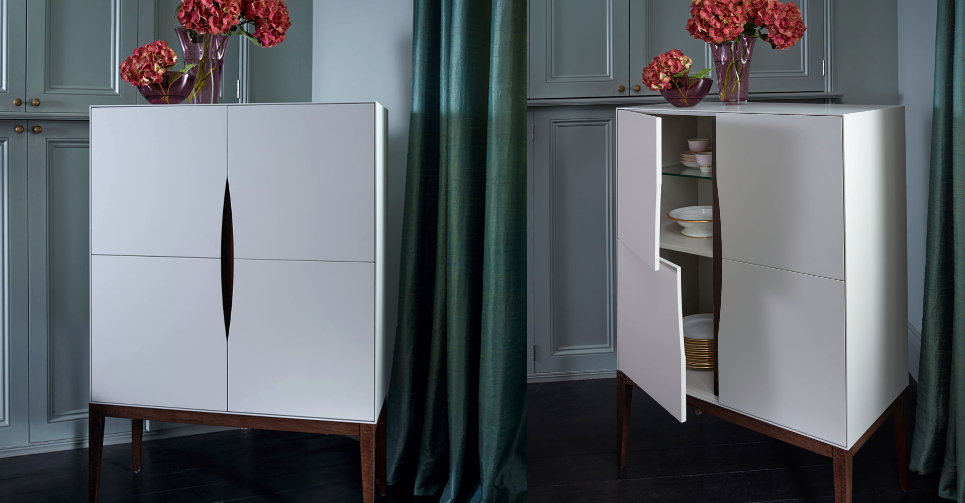 Lux Four Door Square Sideboard by Gillmore © GillmoreSPACE Ltd