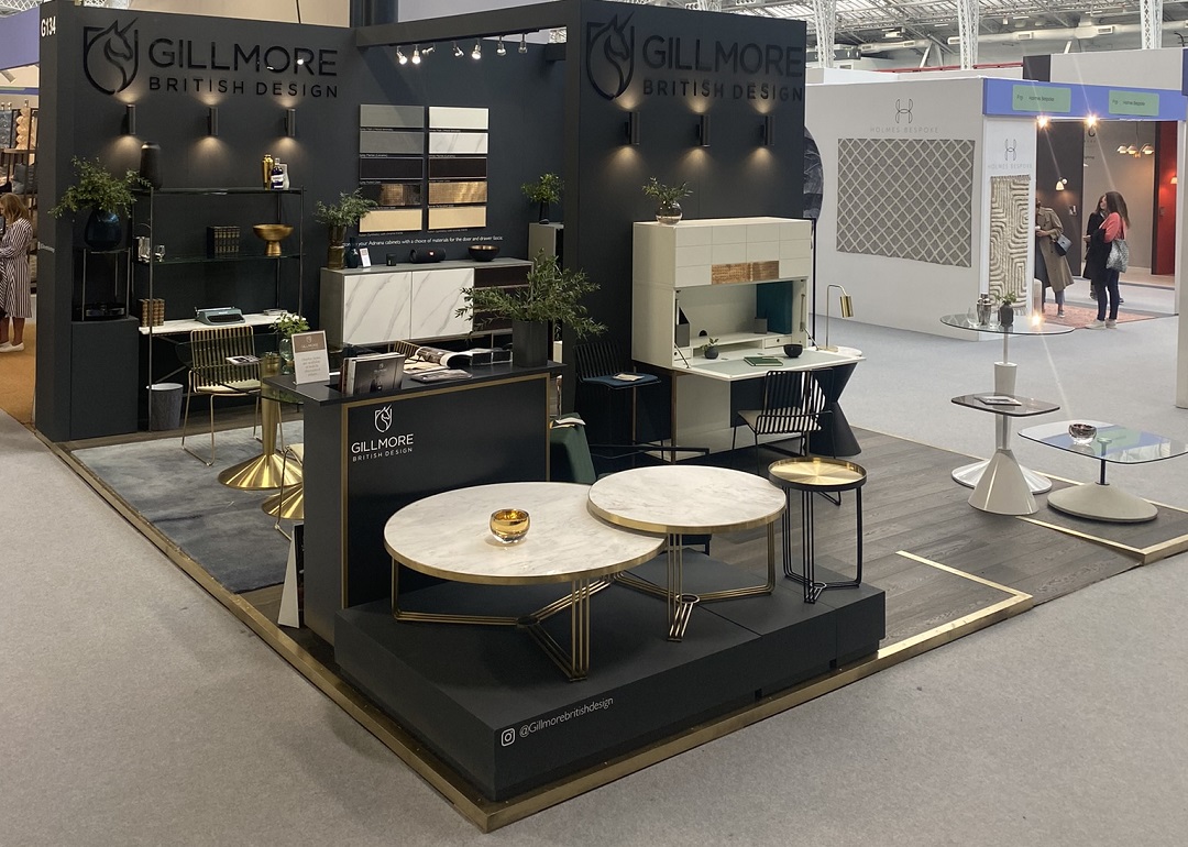 Gillmore British Design stand at Decorex 2022