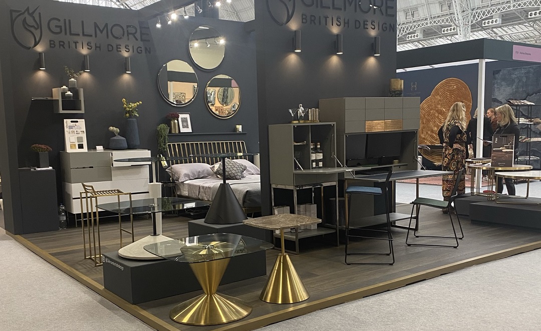 Gillmore British Design stand at Decorex 2021