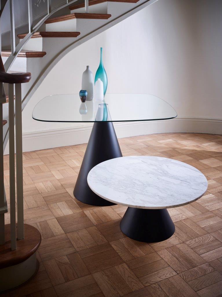unique-shape-tables-in-foyer